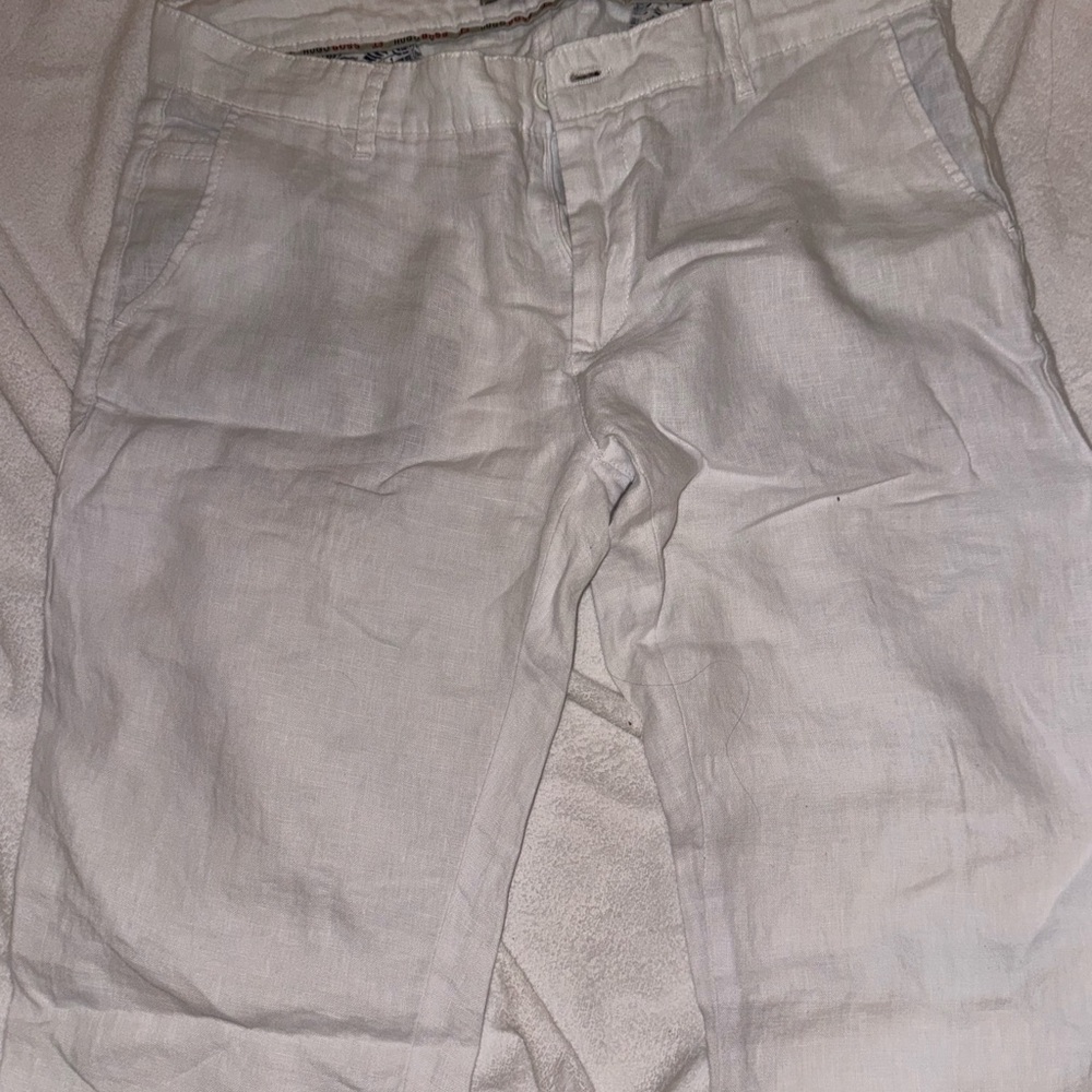 Hugo Boss White Trousers